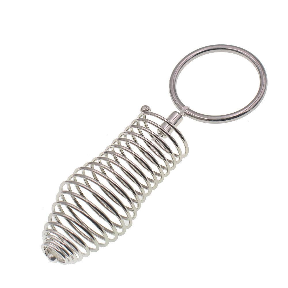 Rustfritt stål Wolf Tooth Penis Ring Sett - Bondage Clamp for menn og kvinner, sikker voksen leke for økt nytelse