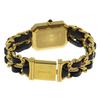 Chanel Premiere S Watches H0001 blackDial Plated Gold/leather Quartz Analog Display Women Used