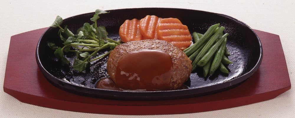 Ikenaga Iron Works Steak Plate/Hamburger Plate (Set of 2) - Iron Plate