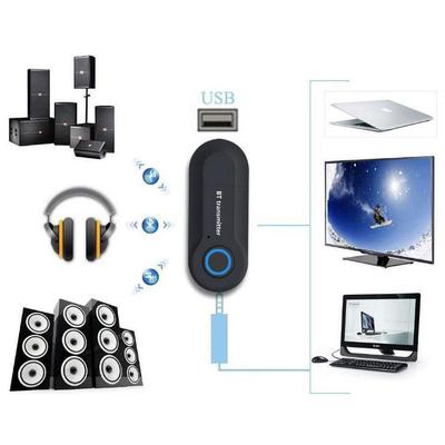 Bluetooth Verici 3.5 MM Jack Ses Adaptörü PC TV Kulaklıklar Için Kablosuz Bluetooth Stereo kablosuz AV alıcısı-vericisi Adaptörü