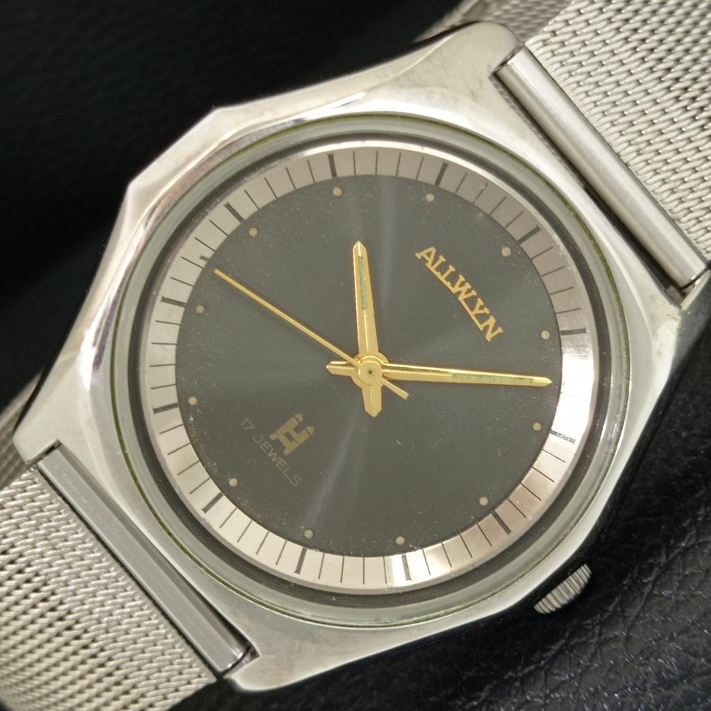 

ALLWYN 6300A HAND-WINDING VINTAGE INDIA MENS ORIGINAL DIAL WATCH a706212-1