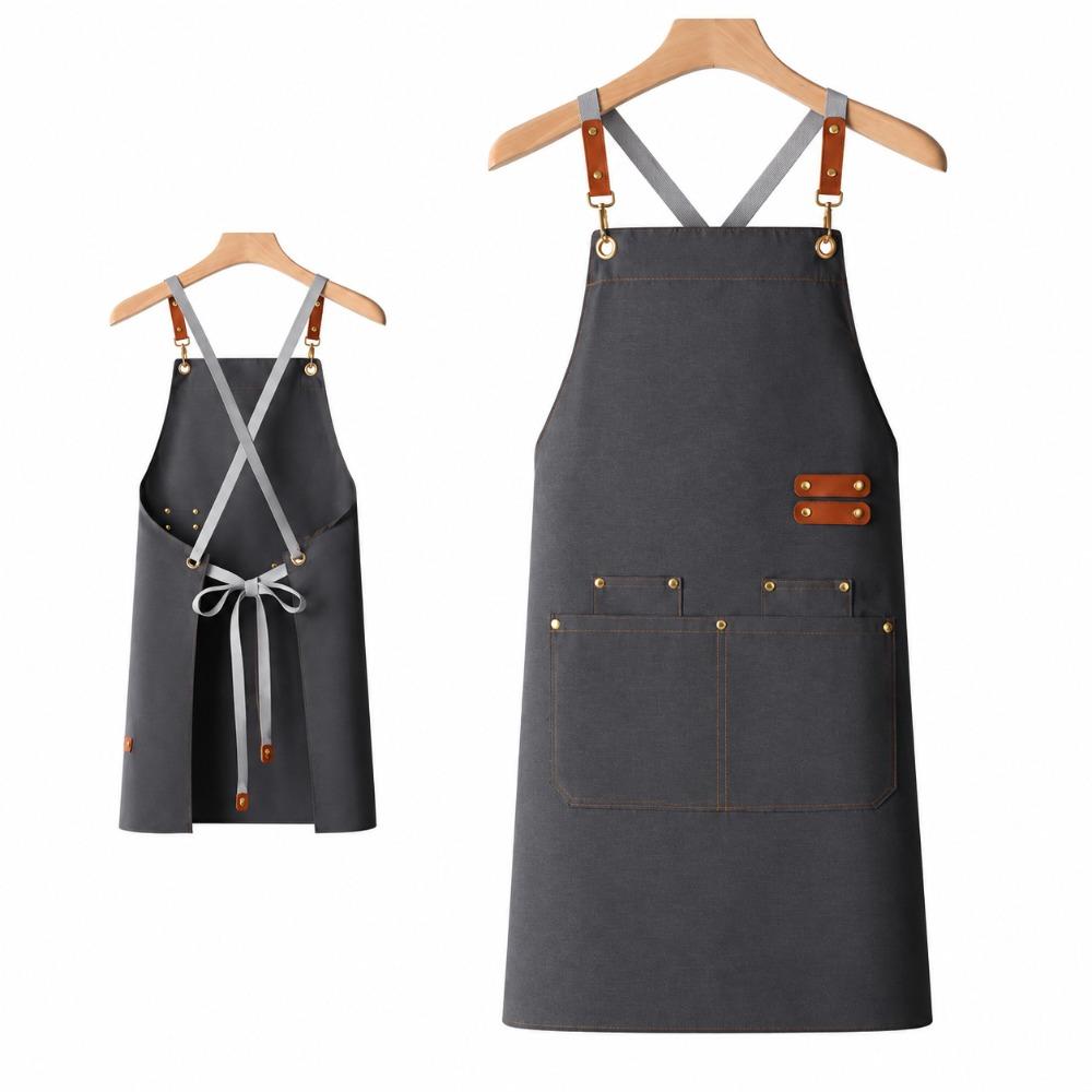 Water Resistant Work Apron Adjustable Straps Restaurant Apron Gifts Cooking Apron Restaurant Work