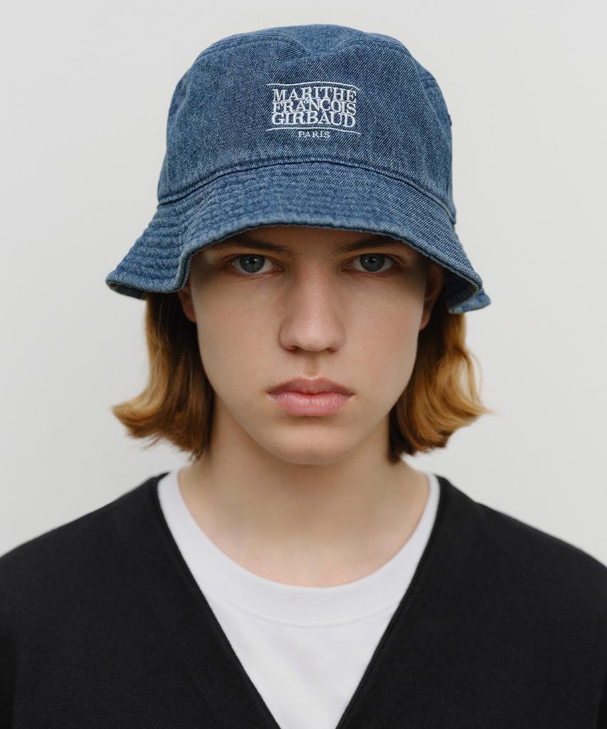 Malittepeulangsowajeobeo Classic Logo Bucket Hat Blue