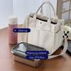 Women's Multi-Pocket 3D Canvas Tote: Versatile Crossbody, Student, & Lunch Bag