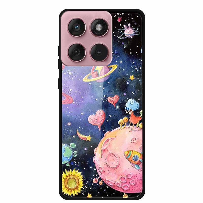 

Glass Case For Motorola Edge 60 60s 5G Case 6.67 Hard Tempered Glass Back Covers Soft Bumper For Motorola Edge 60 Fusion Fundas Moto Edge 60 5G