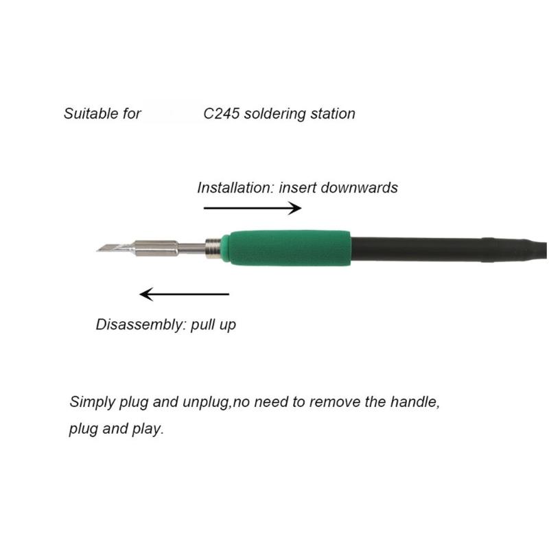 Fast Heating Soldering Iron Handle for DWS200 Stations Precise Welding of Electronic Components Ensuring Rapid Recovery
