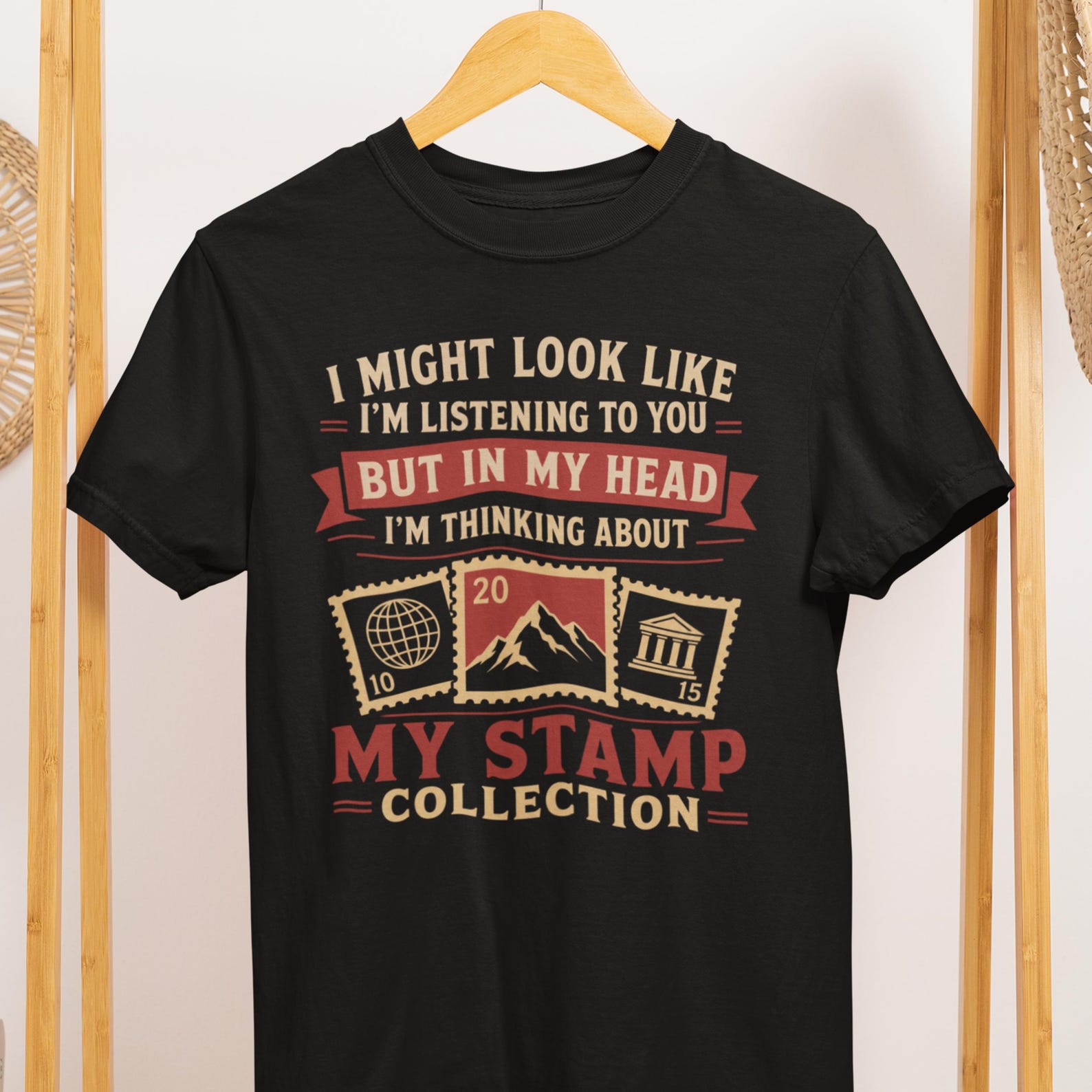 Stamp Collection Shirt, Philatelist Gift, Stamp Collector T Shirt, Vintage Postage Stamp Tee, Mail Hobby Shirt, Comfort Colors 1717 3XL