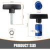 2 PCS Car Hood Prop Clamp, Lift Support Clamp with Brass Core Protection, Multi-purpose Snap-on Lifting Rod Anti-pinch Device, for Cars Trucks SUVs