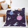 Blankets Astronaut Planet Blankets Lamb Fleece Crystal Fleece Blankets All Seasons