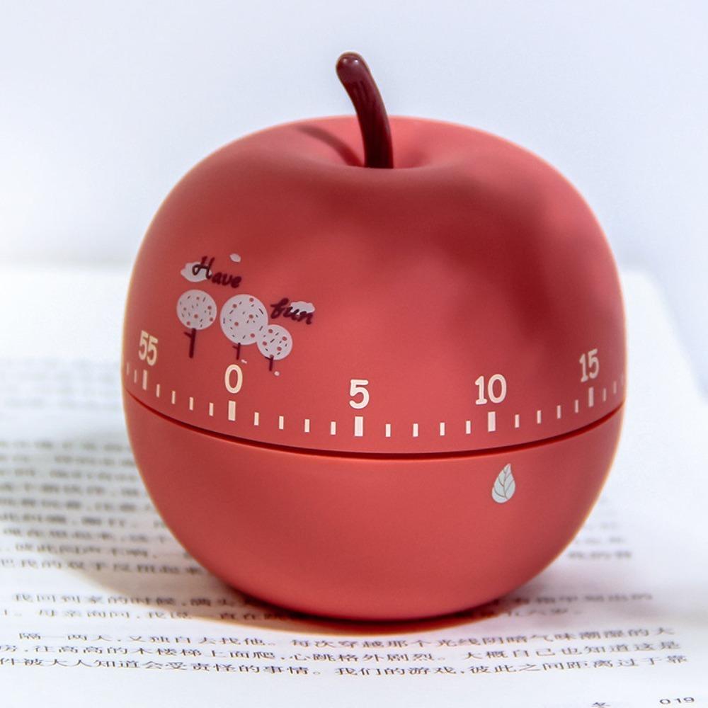 Clear Ringtone Strawberry Kitchen Timer No Electricity Needed Countdown Clock  Facial Mask