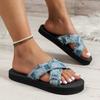 Women Flip Flops Flats Slippers Beach Shoes Summer Sandals New Trend Walking Casual Shoes Dress Slides Platform Sandals