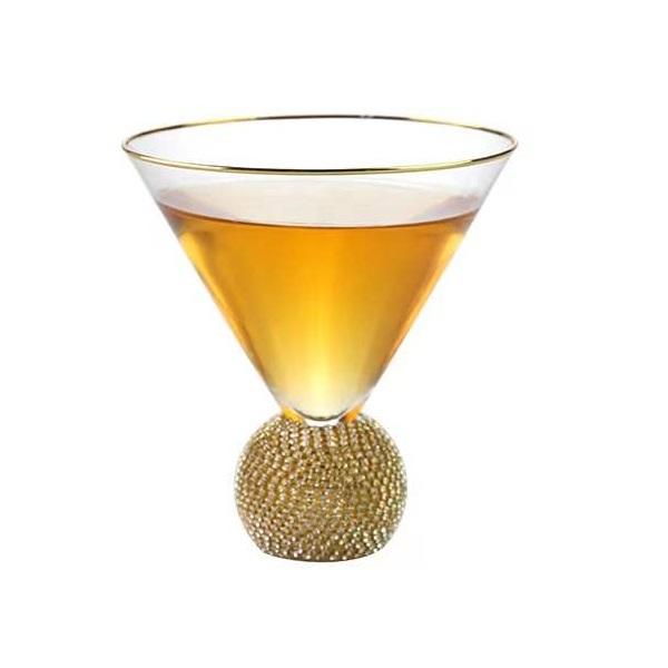 4/2/1Pcs Inlaid Diamond Phnom Wine Glasses Creative Cocktail Glass Weddeing Bar Party Crystal Goblet Drinkware Glass Cup Gifts