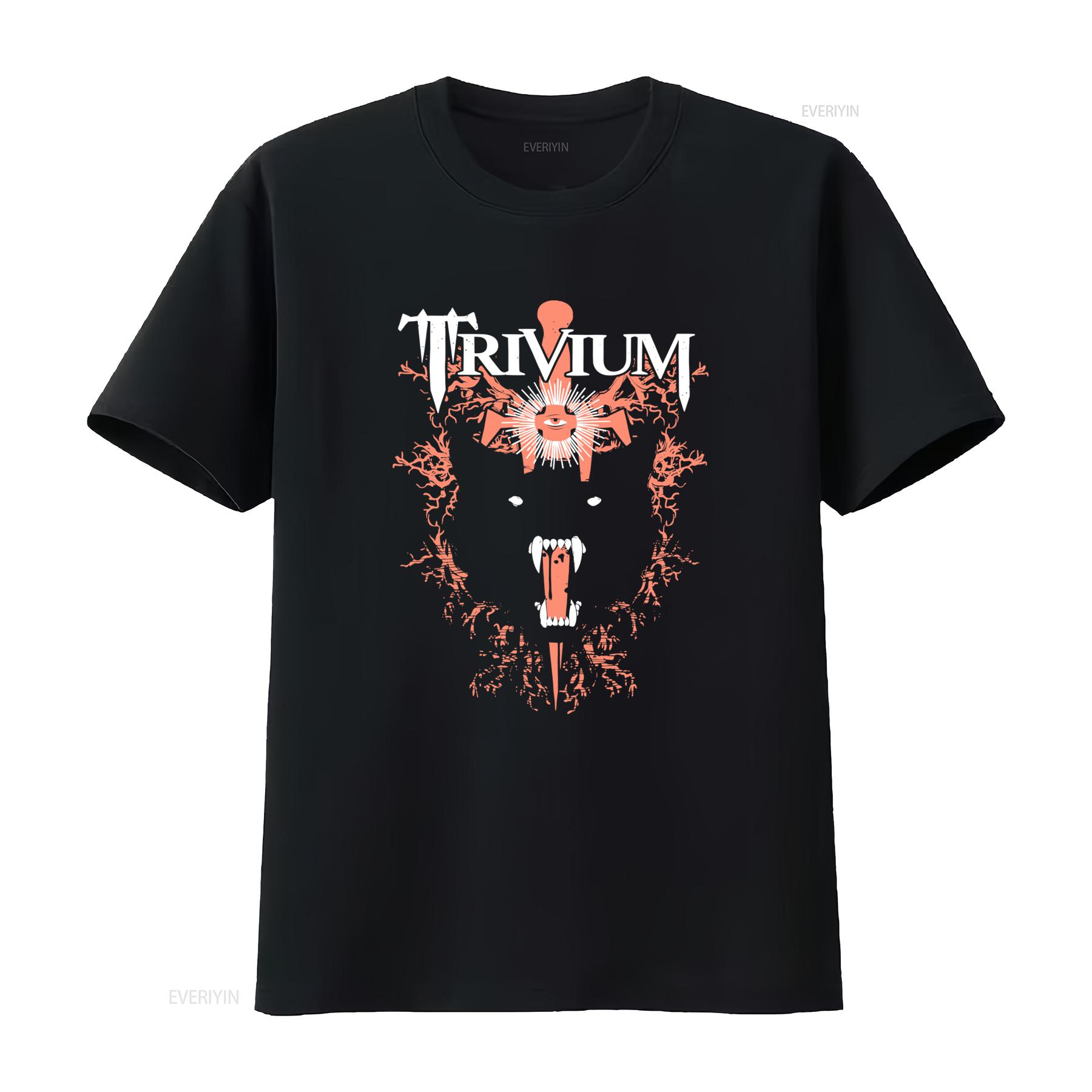 

Trivium Rock Band Tour T Shirt Cotton All Size S 5Xl Cs466 vintage Washed homme Casual streetwear fashion Stretched Comfortable 4XL