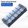 Wire Connector Dual Row Terminal Block With Screws Strip Block Terminal Fixed Wiring Board Electrical