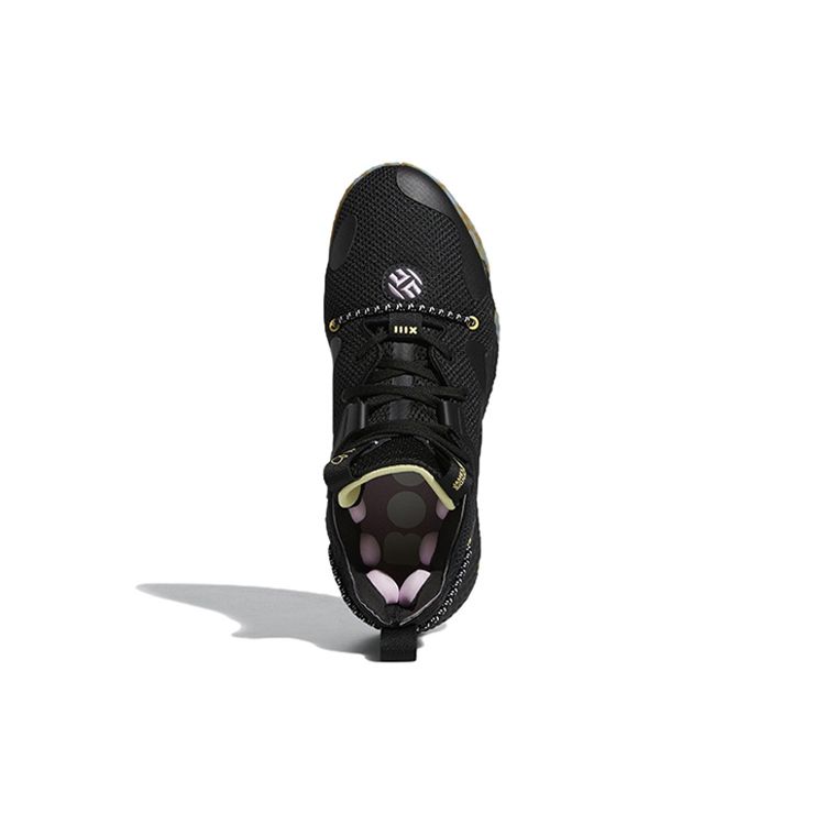 Adidas Harden Vol. 6 Black Marbled Unisex Sneakers Core-Black Bliss-Blue GW1712