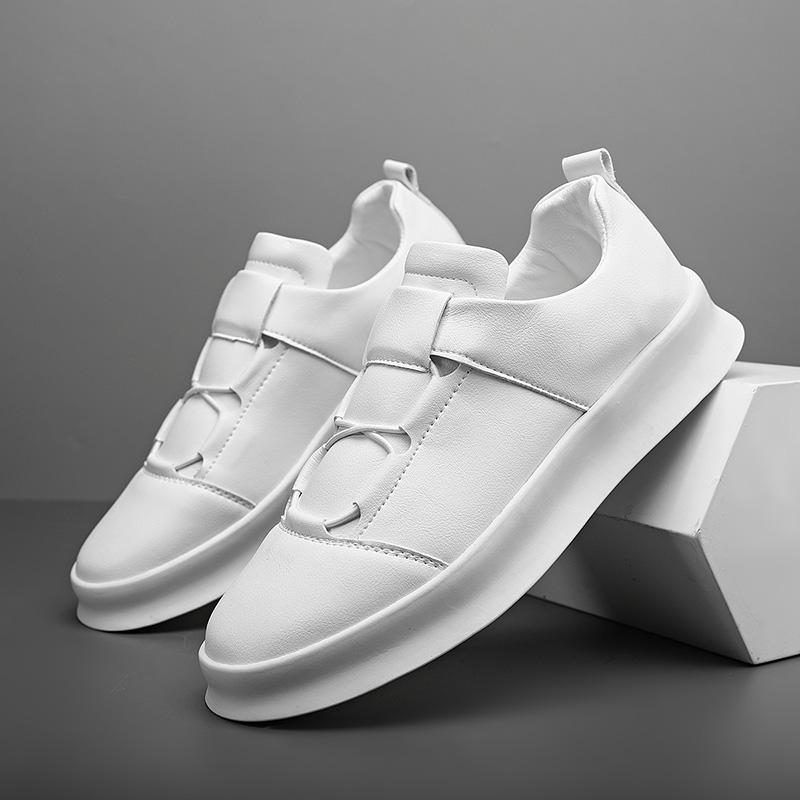 

2024 мужская обувь люкс кожа повседневная высококачественная для ходьбы модная итальянская ручной работы дизайнерская спортивная обувь 44 белый