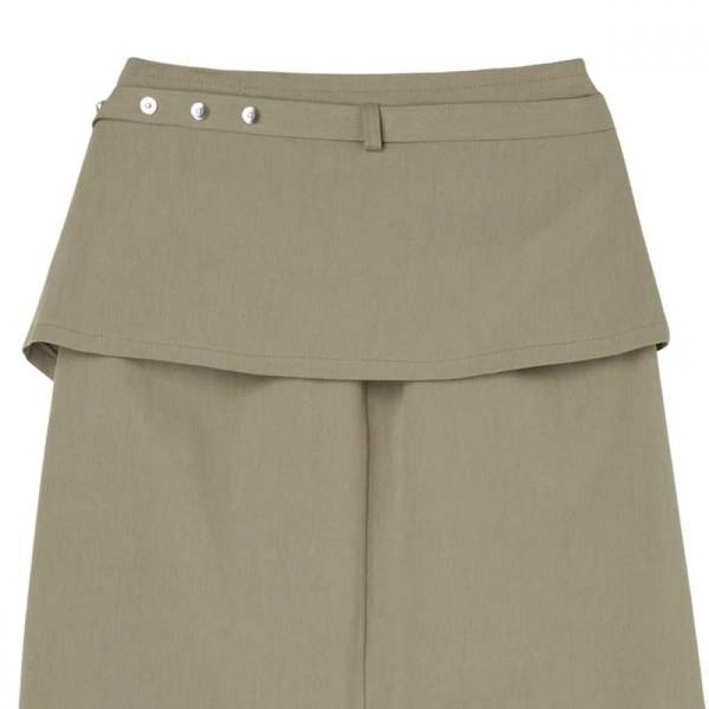 Lap Layered Belt Detail Skirt As2ws420