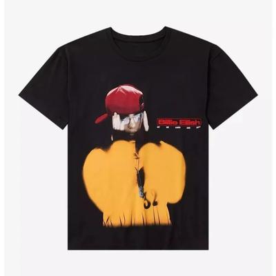 2026 Billie Eilish Hit Me Hard and Soft Graphic T Shirt Casual Fashion Summer Loose Oversized Retro Cotton Unisex Top for Men Women