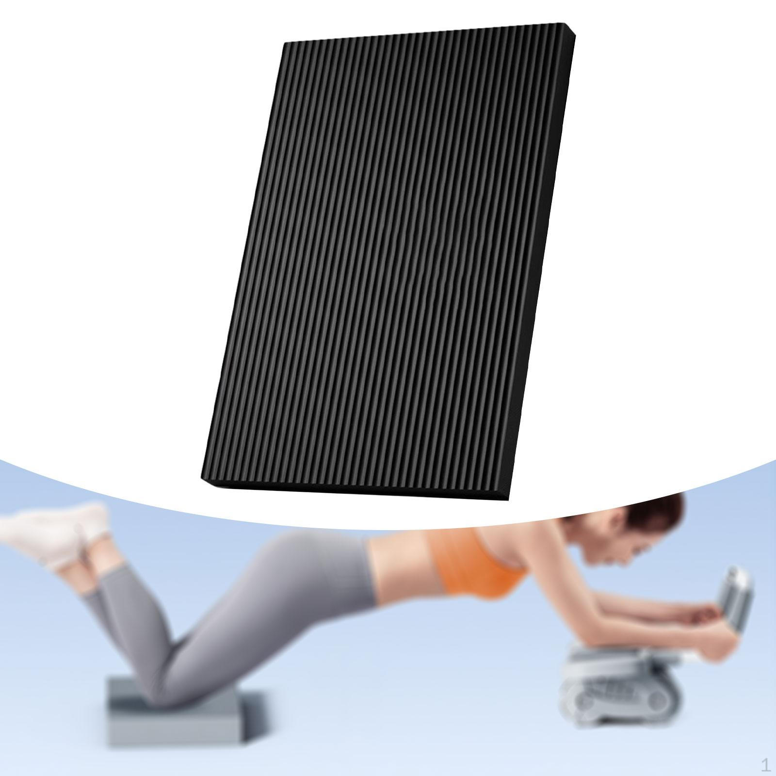 Cushion Wear Resistant Kneeling Mat Core Training Waterproof Foam Knee Pad for Fitness Pilates M чёрный