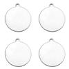 10PCS Stainless Steel Charms for Jewelry Making Coin Disc Charm Round Stamping Blank Tags Setting For Bracelet Pendant Wholesale