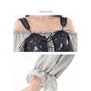 Robe médiévale Renaissance pour femme à manches longues Costume Cosplay Halloween Vintage Gothique Longue Robe Maxi avec Gilet