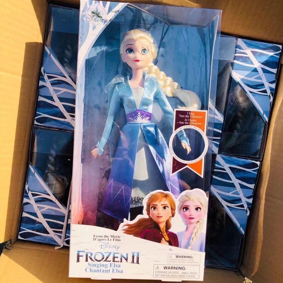 Set de Muñecas Elsa y Anna de Frozen 2, Figuras Articuladas Posables de la Reina Invernal en la Coronación, Juguete de Cumpleaños para Niñas