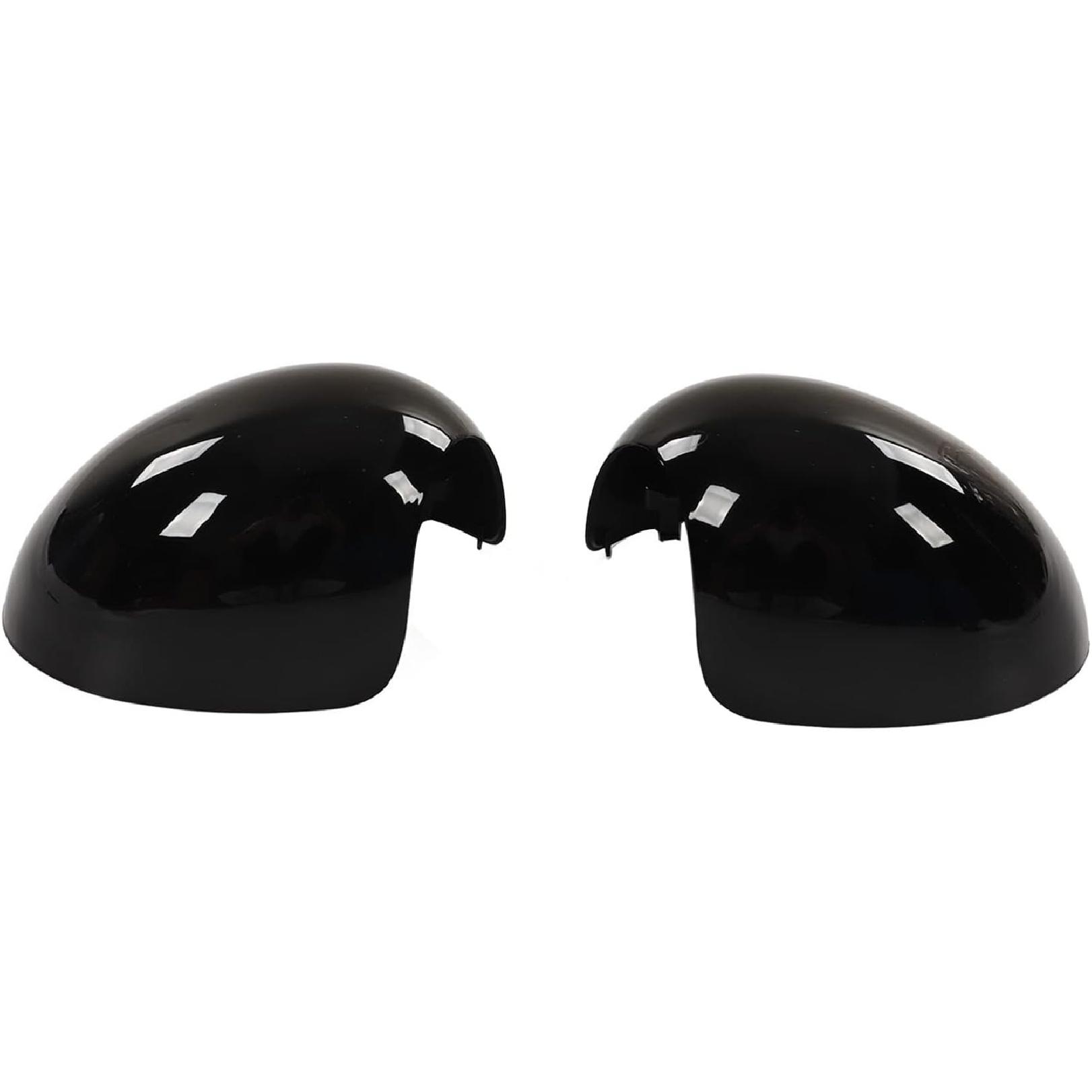 

Side Mirror Cover Protector 2pcs Door Mirror Cover Left Right Glossy Black Rear View Mirror Cover Replacement for R55 R56 R57 R58 R59 R60 R61