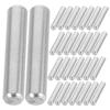 40Pcs Stainless Steel Dowel Pin 40x5mm Cylindrical Roll Pin for Shelf Support Pegs Cabinet Furniture Assembly Fastening Fixing