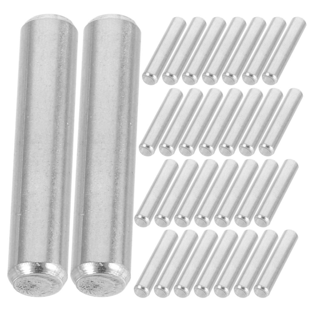 40Pcs Stainless Steel Dowel Pin 40x5mm Cylindrical Roll Pin for Shelf Support Pegs Cabinet Furniture Assembly Fastening Fixing
