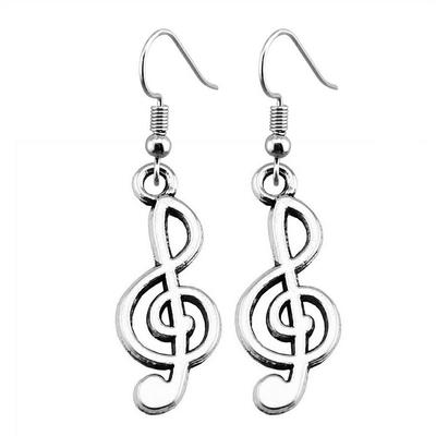 Drop & Dangle Earring Music Food Wedding Jewelry FindingsEarring Size 18x19mm QE015