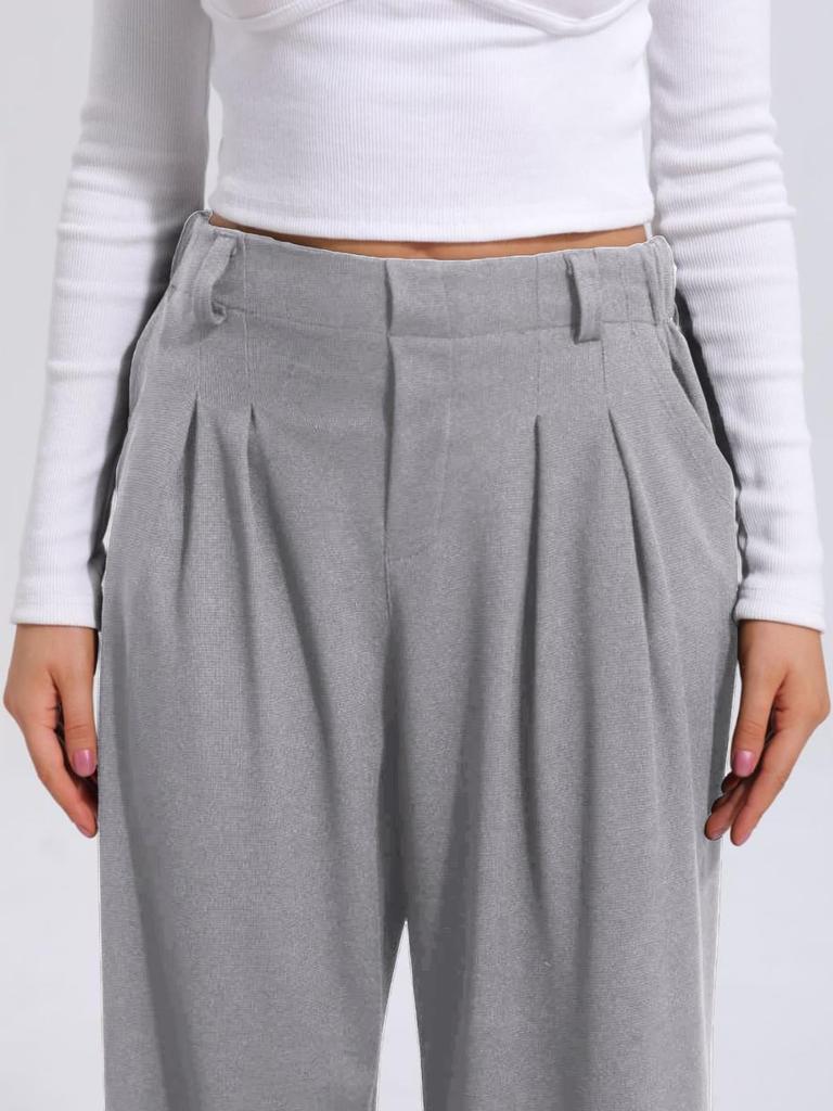 Ladies Fashion Casual Pants Solid Color Pants