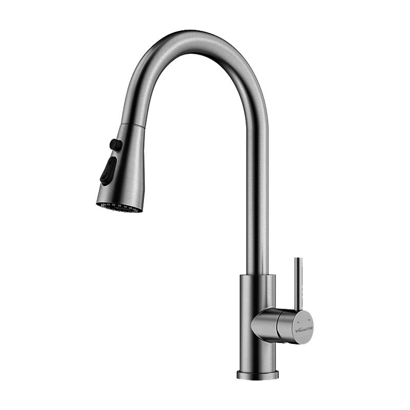 Vanward 304 Stainless Steel Pull-Out Kitchen Faucet Standard