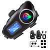 Car Bluetooth Headset Motorcycle Intercom Helmet LCD Waterproof maximum 32G