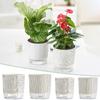Self Watering Flower Pot Automatic Watering Flowerpot Garden Supplies Easy Monitoring Water Level Pot Lazy Hydroponics Pot