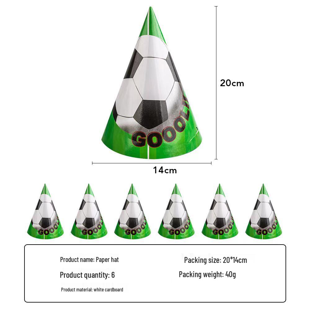 Football Birthday Party Decor Set: Plates, Cups, Tablecloth, Cutlery, Backdrop, Banner & Balloons.