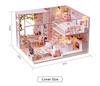 Puppenhaus DIY Bausatz Set Miniatur Ruhiges Leben (t-FREAK)