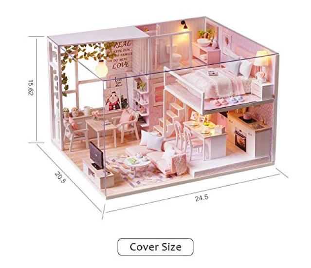 Puppenhaus DIY Bausatz Set Miniatur Ruhiges Leben (t-FREAK)