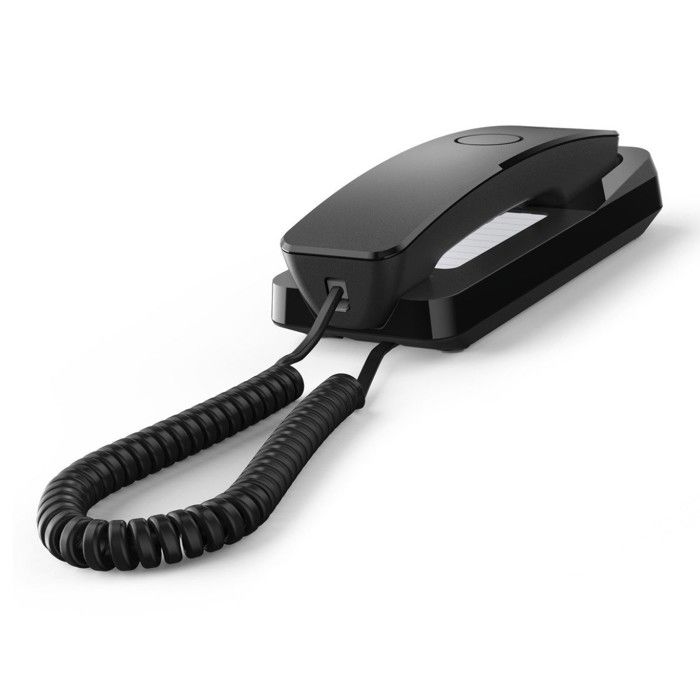 TÉLÉPHONIE, Téléphones, Téléphones fixes, Gigaset Gigaset Desk 200 Noir Caractéristiques sans fil Pas Mains libres Pas Prise en