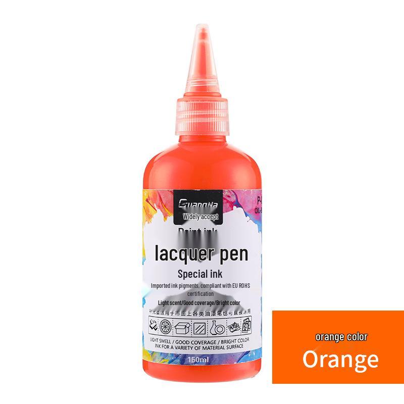 Oil-Based Colored Paint Marker Refill, 150ML Waterproof Ink