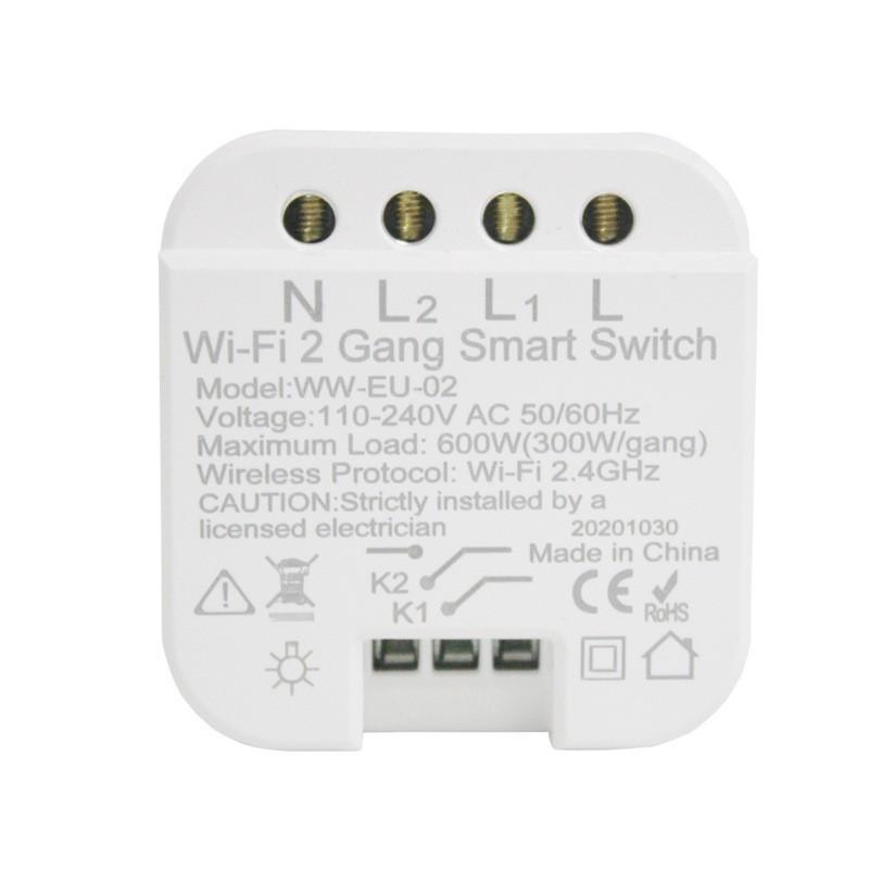 Graffiti Smart WiFi Switch with Hidden Alexa Voice Control and Two-Way Functionality