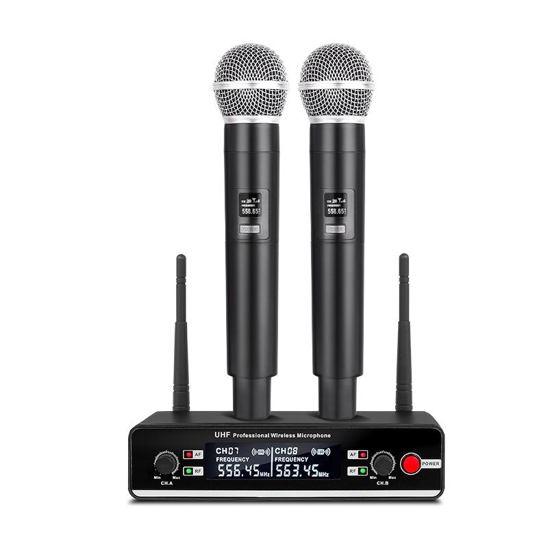 Dual-Purpose Wireless Handheld Microphone: Ideal for Home, Stage, Weddings, and Live Performances