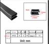 Customizable EPDM U-Shaped Rubber Sealing Strip for Electrical Cabinets and Car Doors