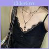 Collier Pendentif Croix Géométrique Simple Pour Femmes Avec Cristaux Scintillants Été