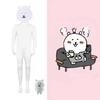 Joke Cosplay Bear Costume Jumpsuit Headwear Set Halloween Stage Performance