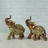Lucky Elephant Statue Sculptures Decorative Animal Figurines Table Ornament Symbols Wealth Career Home Decorations