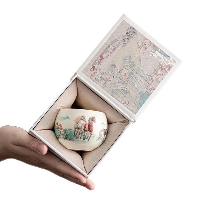 ZISIZ Ru Kiln Crackle Glaze Master Tea Cup