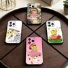 Anime Candy Candy Phone Case For iPhone 17,16,15,14,13,12,11 Plus,Pro Max,XS,Soft Silicone Black Cover