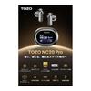 TOZO NC20 Pro Earphones Bluetooth Wireless Earphones Adaptive Hybrid ANC 52dB Reduction Mid-bass Range Warm Sound Quality / Cutting-Edge Custom EQ