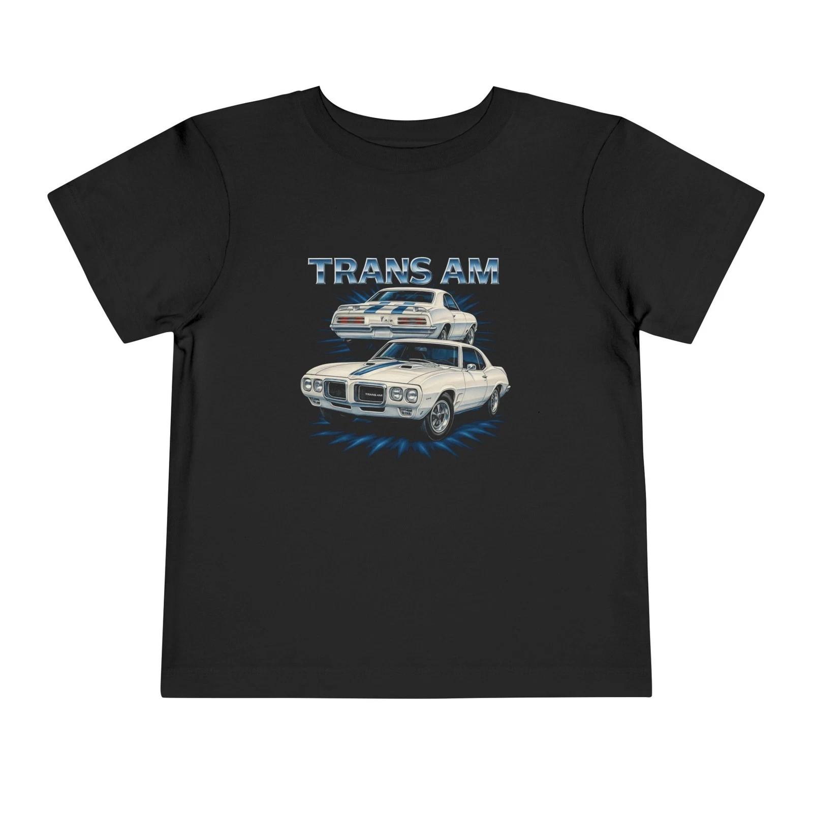 1969 Trans Am Toddler T-Shirt – Classic White & Blue Muscle Car Tee L