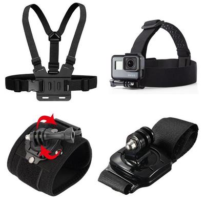 Chest, Shoulder, Wrist & Head Straps for GoPro Hero98 Sports Camera - Includes Headband & Armband.